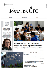 Capa do Jornal da UFC Nº 38 - maio/junho de 2011