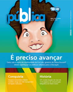 Capa da Revista Universidade Pública Nº 58 - novembro/dezembro de 2010