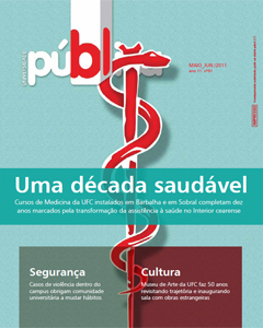 Capa da Revista Universidade Pública Nº 61 - maio/junho de 2011