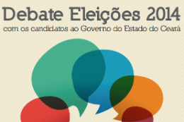 Imagem: Cartaz do debate com candidatos a governador