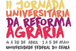Imagem: Logomarca da II Jornada Universitária em Defesa da Reforma Agrária