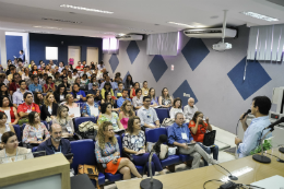 Imagem: Servidores da Progep participam do II Workshop de Mobilização e Planejamento, no Auditório José Albano (Foto: Ribamar Neto)
