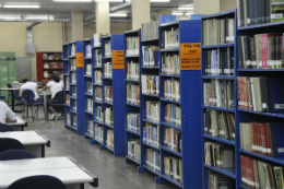 Imagem: A estrutura das bibliotecas também é um ponto da avaliação institucional (Foto: Guilherme Braga/UFC)