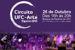 Imagem: Cartaz do Circuito UFC-Arte alusivo ao Dia do Servidor (Imagem: Divulgação)