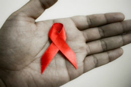 Imagem: Laço vermelho que representa a luta contra a AIDS