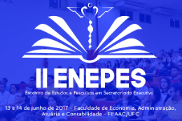 Imagem: Logo do II Encontro de Estudos e Pesquisas em Secretariado Executivo (II Enepes) (Imagem: Divulgação)