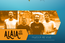 Imagem: A banda Alaia Surf Music é uma das atrações do programa que terá também limpeza da praia, oficinas de ioga, slakline, caiaque e stand up padle. (Foto: Divulgação do evento)