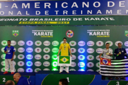Imagem: Breno Mateus obteve medalha de ouro disputando na divisão principal, até 67 kg (Foto: Divulgação/Desporto-UFC)