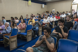 Imagem: Semana Nacional Universitária ocorre no auditório da Reitoria (Foto: Viktor Braga/UFC)