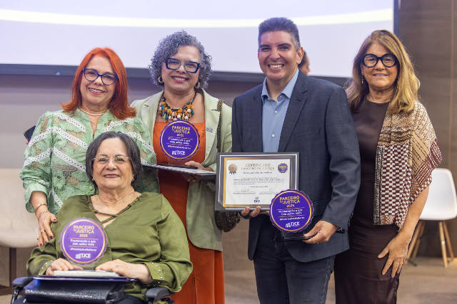 Solenidade de entrega do Selo Parceiro da Justiça 2025