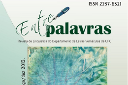 Imagem: Capa da Revista Entrepalavras.
