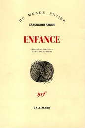Imagem: Capa da edição francesa do livro "Infância", de Graciliano Ramos (Imagem: Editora Gallimard)
