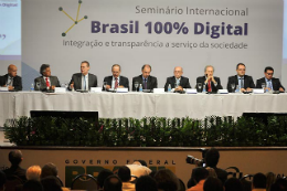 Imagem: Seminário Internacional Brasil 100% Digital, realizado em Brasília (Foto: Divulgação)