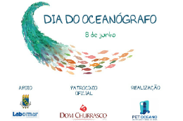 Imagem: Cartaz do evento de comemoração do Dia do Oceanógrafo (Imagem: Divulgação)