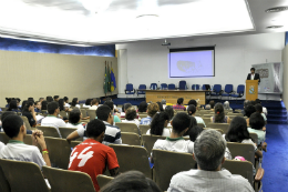 Imagem: Encontro teve palestra de Guilherme Sampaio, secretário da Cultura do Estado do Ceará (Foto: Yuri Leonardo)