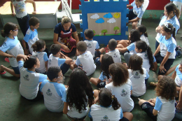 Imagem: Dia D de Leitura na Escola Municipal Faustino de Albuquerque II (Foto: Divulgação)