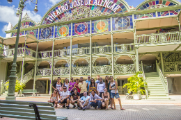 Imagem: Os estudantes visitaram o Theatro José de Alencar (Foto: Divulgação)
