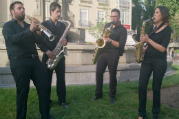 Imagem: Quarteto de Saxofones Malaka, da Espanha (Foto: Divulgação)