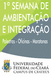 Imagem: Cartaz da 1° Semana de Integração e Ambientação do Campus da UFC em Crateús (Imagem: Divulgação)
