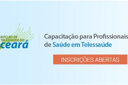 Imagem: Logomarca do Curso Capacitação para Profissionais de Saúde em Telessaúde (Imagem: Dovulgação)