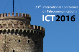 Imagem:  Banner da 23ª Conferência Internacional em Telecomunicações (Imagem: Reproducação da Internet)