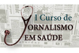 Imagem: Logomarca do I Curso de Jornalismo em Saúde