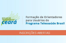 Imagem: As inscrições estão abertas para a segunda oferta do curso Formação de Orientadores para Usuários do Programa Telessaúde Brasil (Imagem: Divulgação)