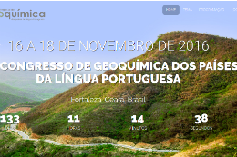 Imagem: Cartaz do XIII Congresso de Geoquímica dos Países de Língua Portuguesa – Desafios da Geoquímica ao Desenvolvimento da Humanidade (CGPLP) (Imagem: Reprodução da Internet)