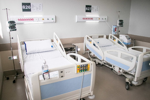 Imagem: leitos em hospital recém-inaugurados
