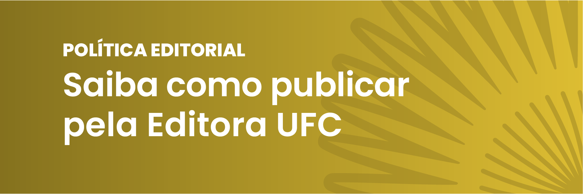 EDITORA UFC - BANNER POLÍTICA EDITORIAL