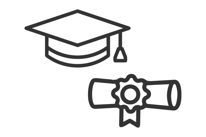Ícone representativo de programas de pós-graduação stricto sensu
